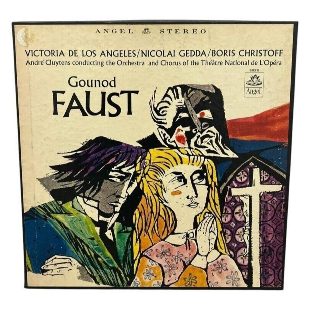 Charles Gounod: Faust 4pc-Vinyl Record Box Set w/Booklet Vintage Colectible Gift